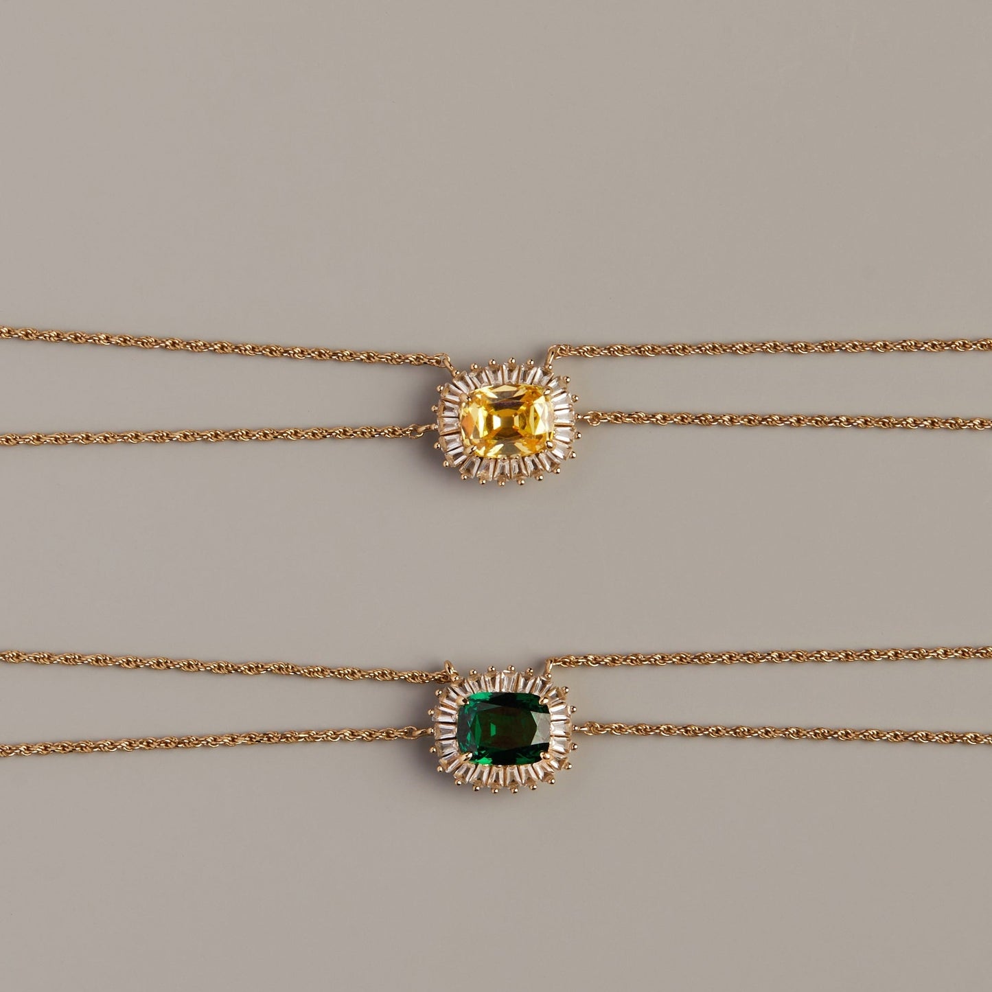 Lab Grown Yellow Canary Alexandra Necklace