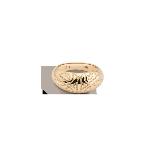 Aurate x Frye: Western Stitch Dome Ring
