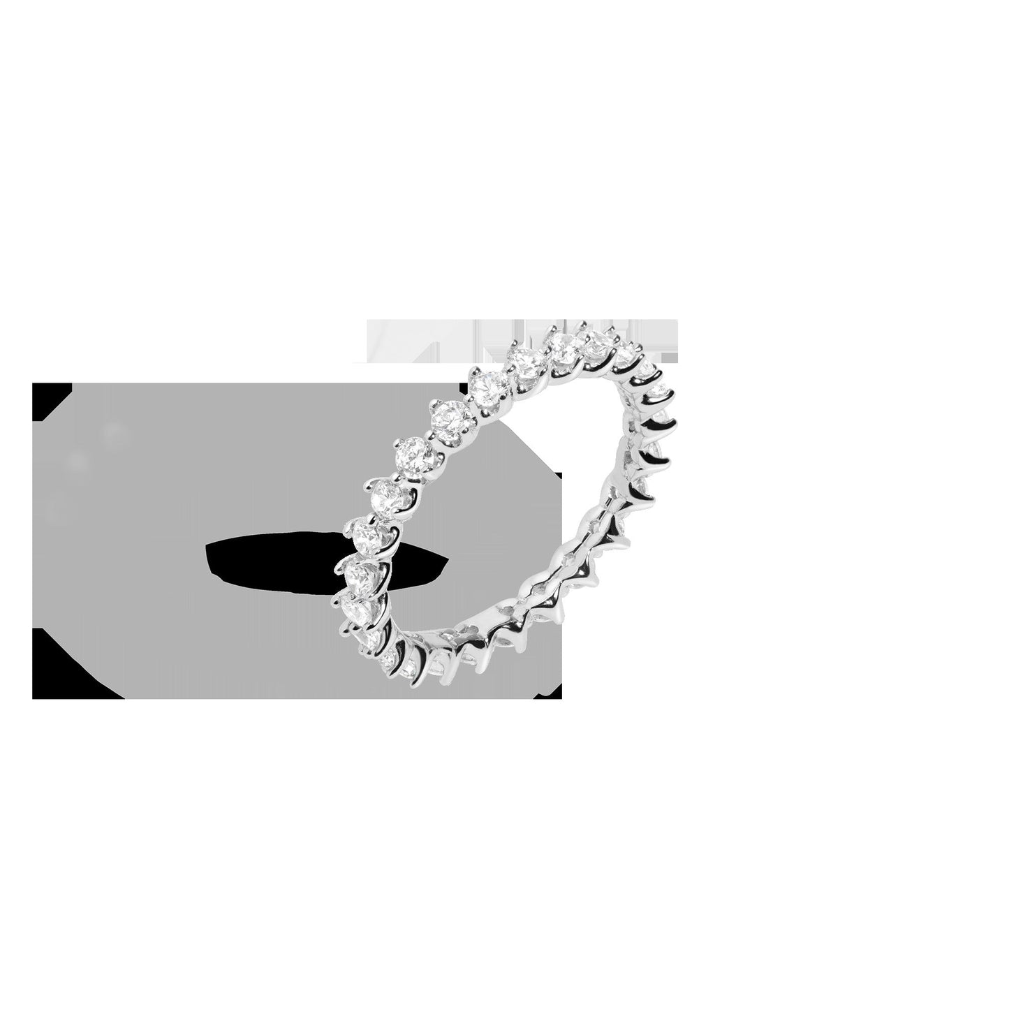 Three-Prong Lab Grown Diamond Eternity Ring