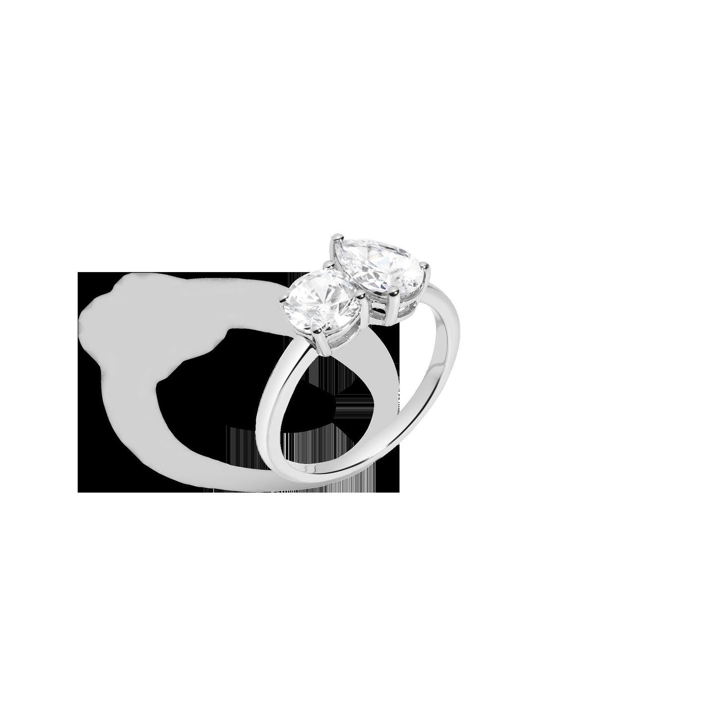 Lab Grown Diamond Toi et Moi Ring