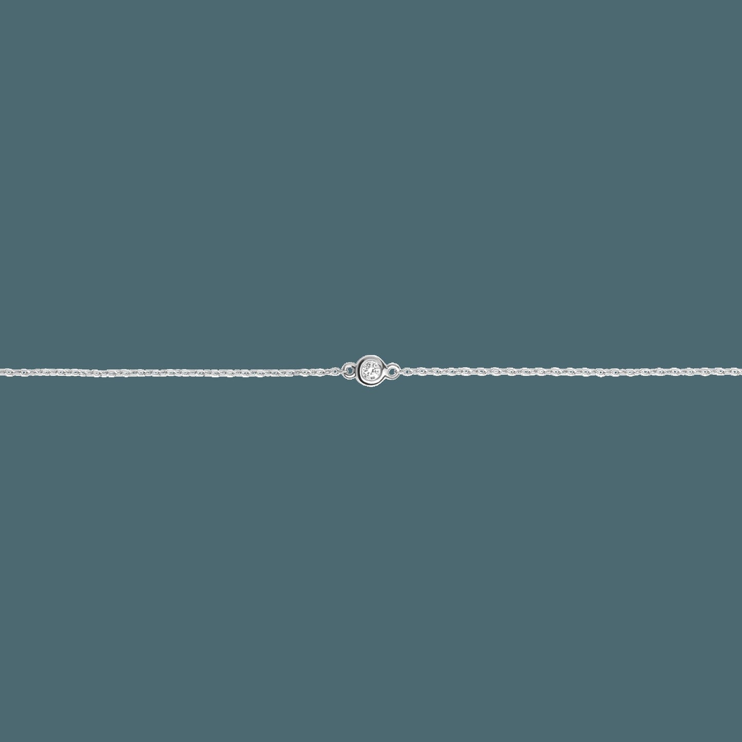 Mini Diamond Bezel Bracelet