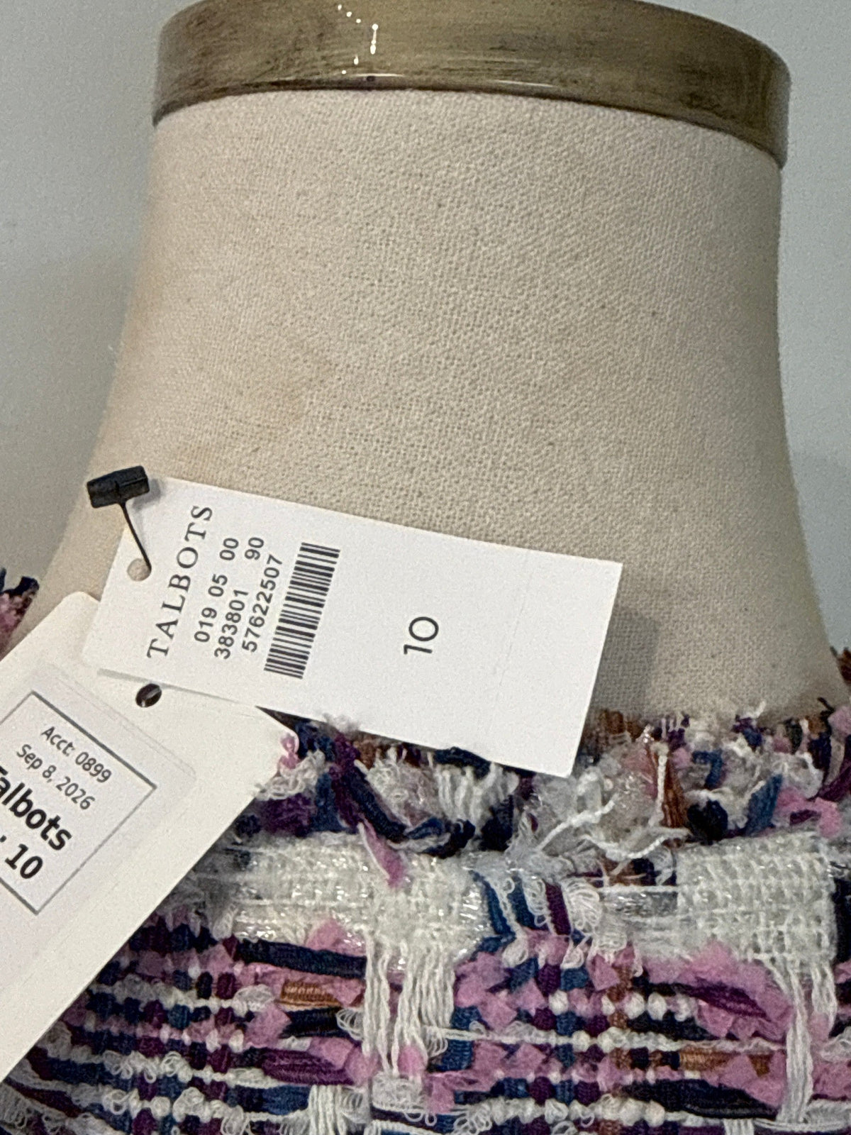 New Talbots Tweed Jacket, 10