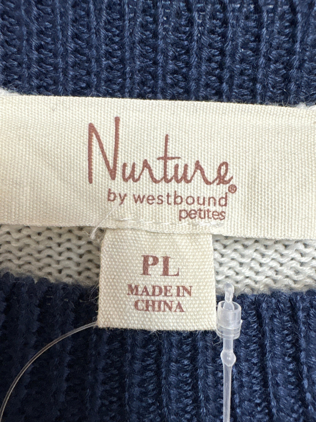 Nurture by Westbound Blue Sweater, L Petite