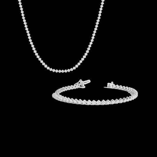 Petite Lab Grown Diamond Tennis Set