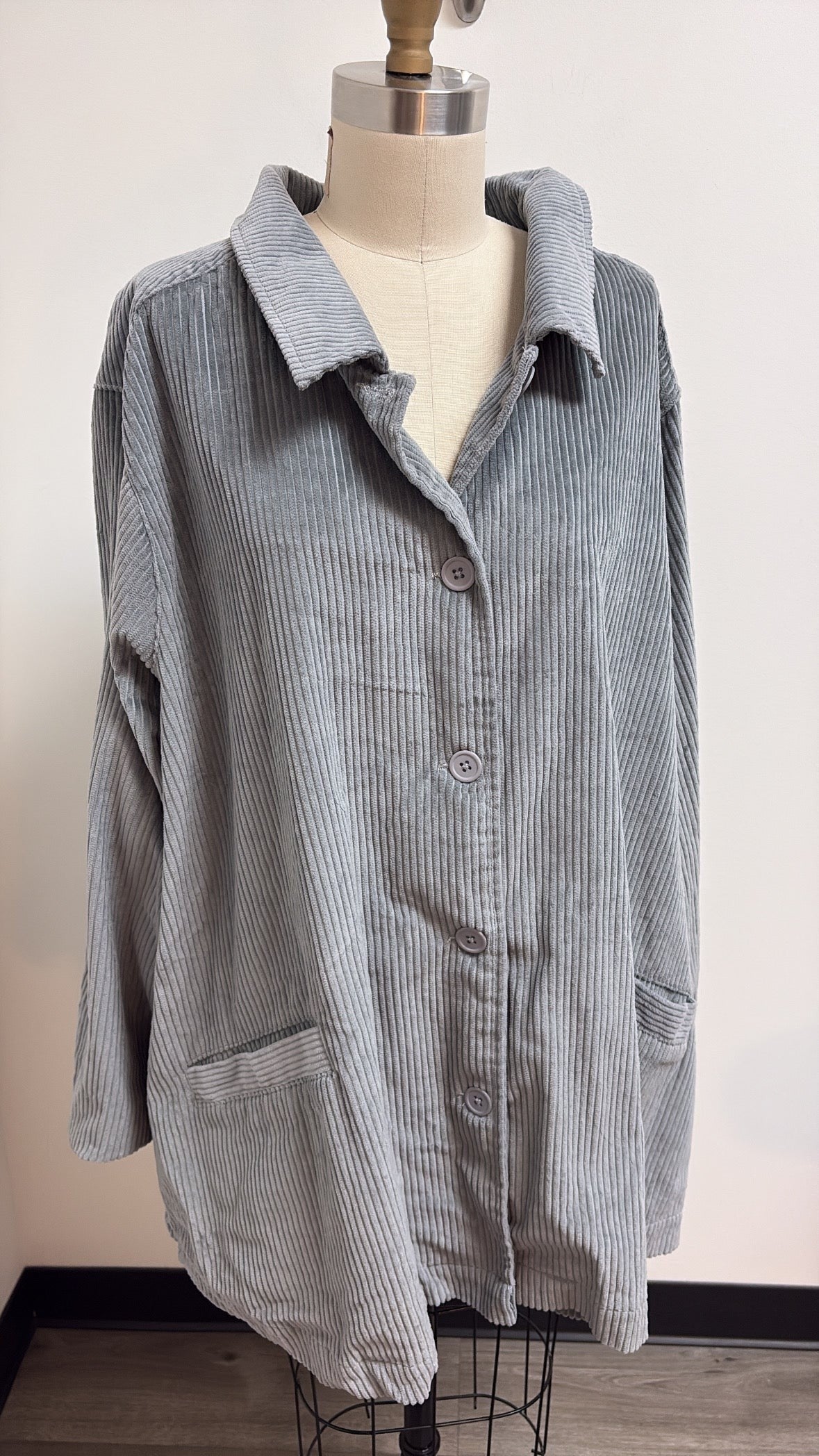 Woman Within Gray Jacket, 3X