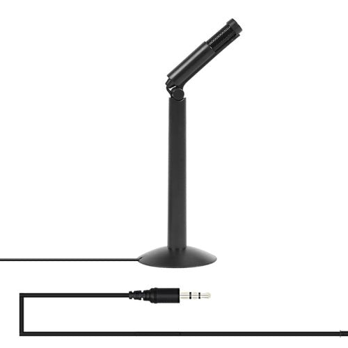 Yanmai SF-950 120 Degree Rotation Head 3.5mm Jack Studio Stereo Recording Microphone Cable Length 1.3m Black