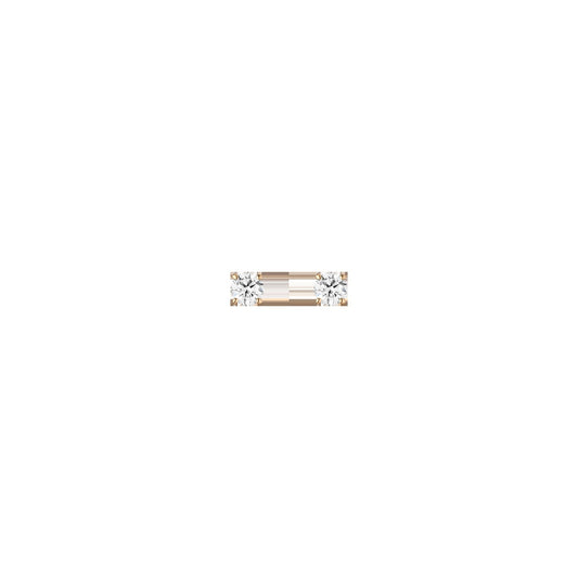 1ct Round Lab Grown Diamond Stud Earrings