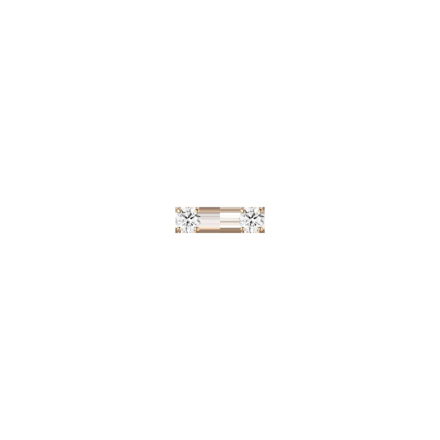 1ct Round Lab Grown Diamond Stud Earrings
