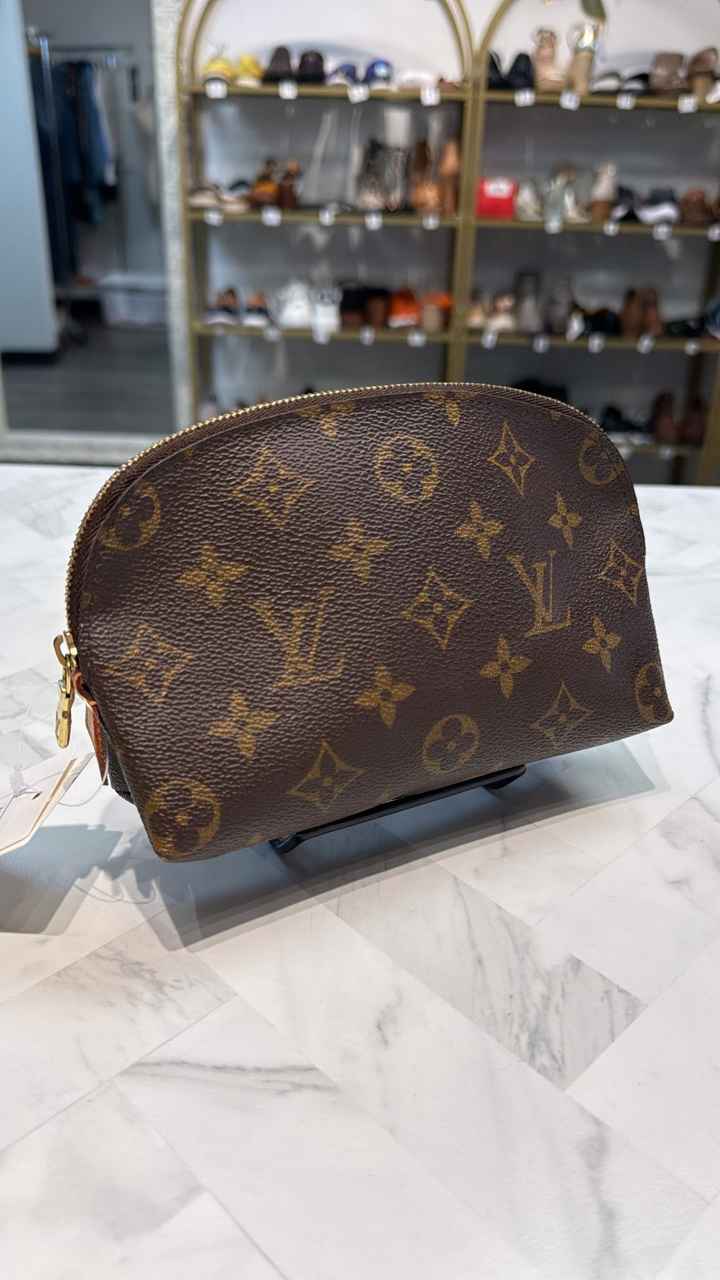 Louis Vuitton Monogram Cosmetic Pouch, 6.7"x4.7"