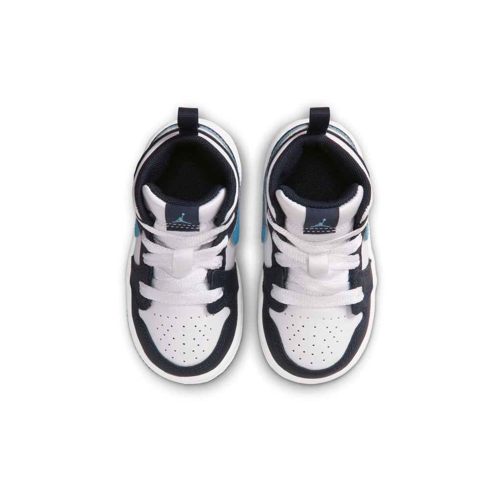 Air Jordan 1 Mid TD (Obsidian/DK Powder/White)