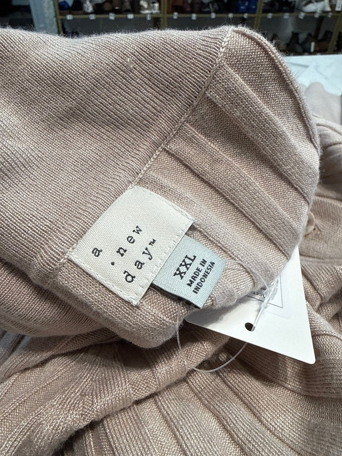 A New Day Tan Sweater, XXL