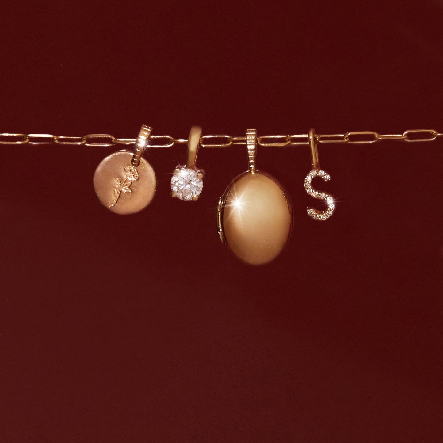Solid Gold Locket Pendant