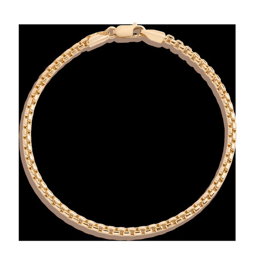 Round Box Chain Bracelet