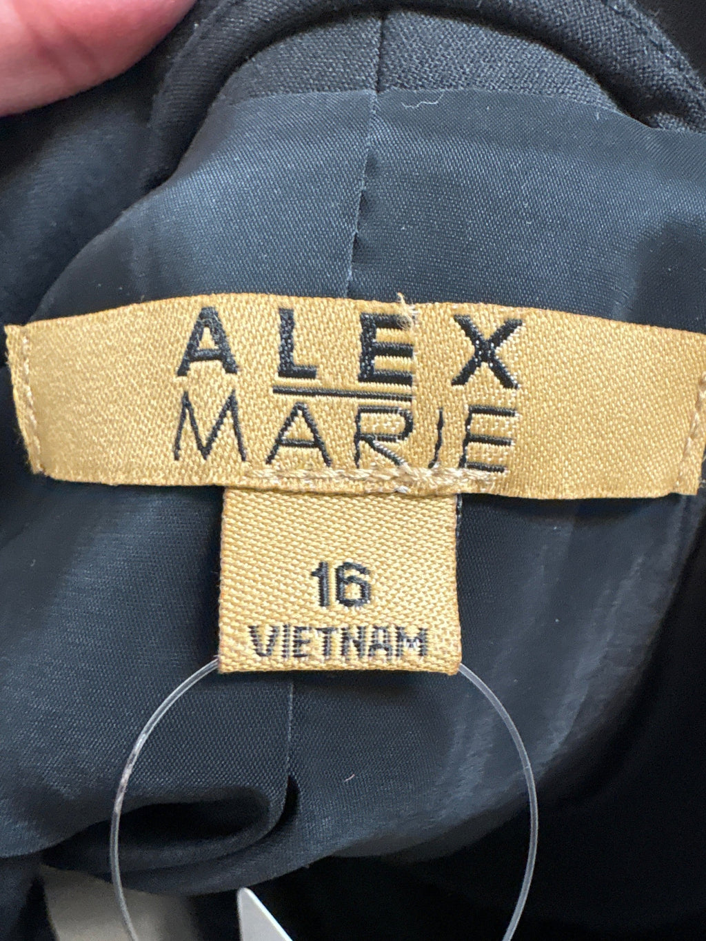 New Alex Marie Black Blazer Jacket, 16
