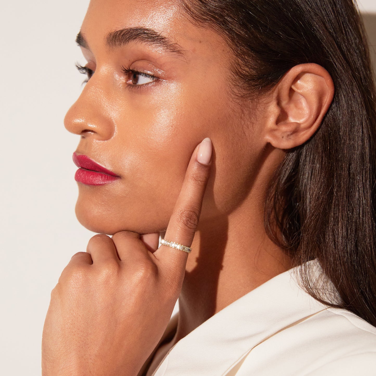 Bold Lab Grown Diamond Baguette Ring