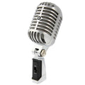 Professional Wired Classical Dynamic Microphone, Length: 18cm (Silver) Lead Time: 2~5 Days.