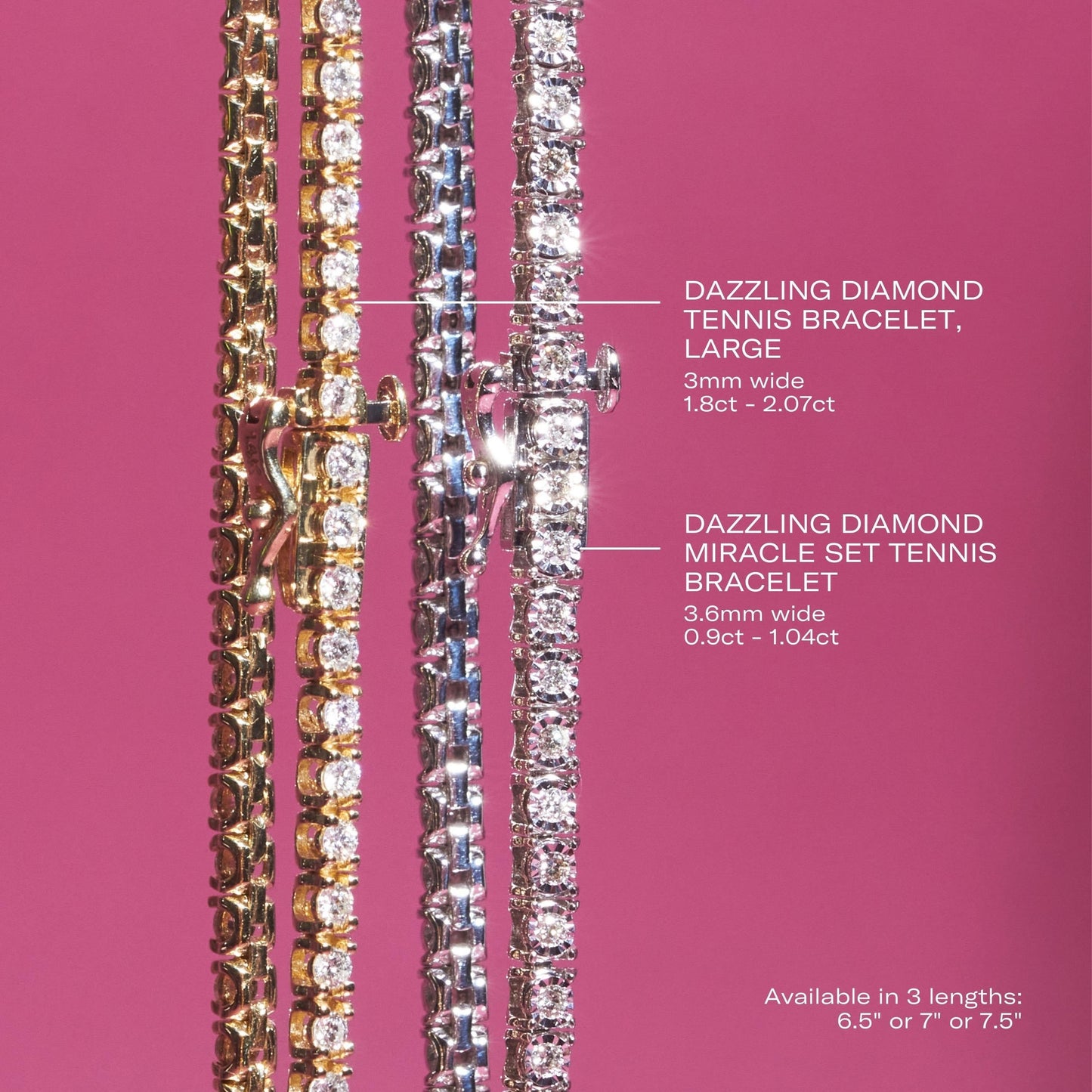 Classic Diamond Tennis Bracelet - 2ct