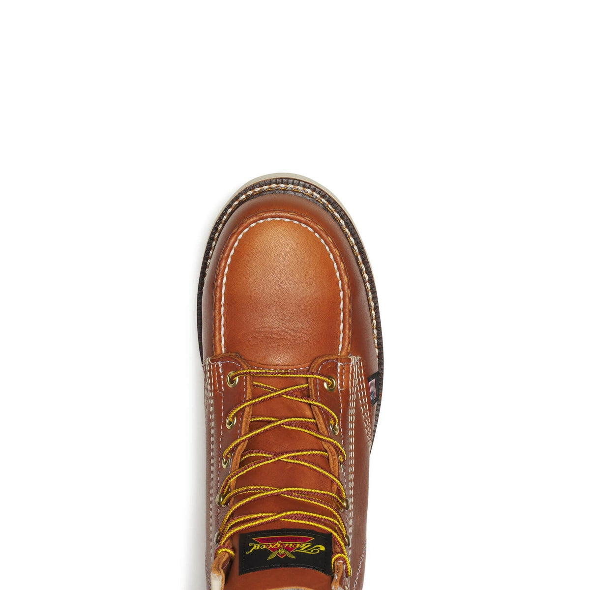 Thorogood American Heritage – 6′′ Tobacco Safety Toe – Moc Toe MAXWear WedgeTM