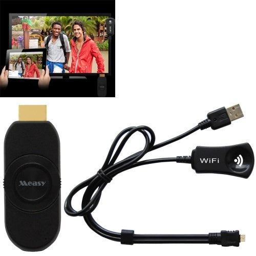 Measy A3W Miracast Wifi Display HDMI EZCast Multi-media TV Dongle for Smartphone Tablet PC Laptop Black
