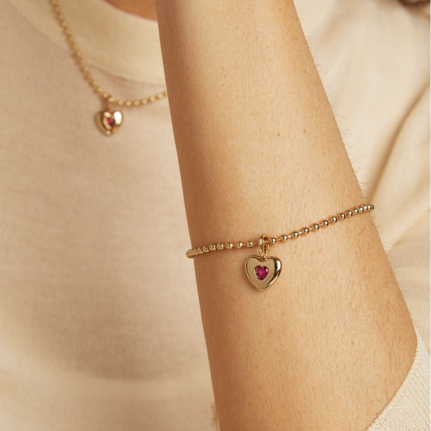 Gold Ball Chain Bracelet