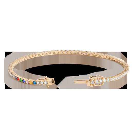 Personalized Lab Grown Diamond Tennis Bracelet
