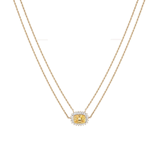 Lab Grown Yellow Canary Alexandra Necklace