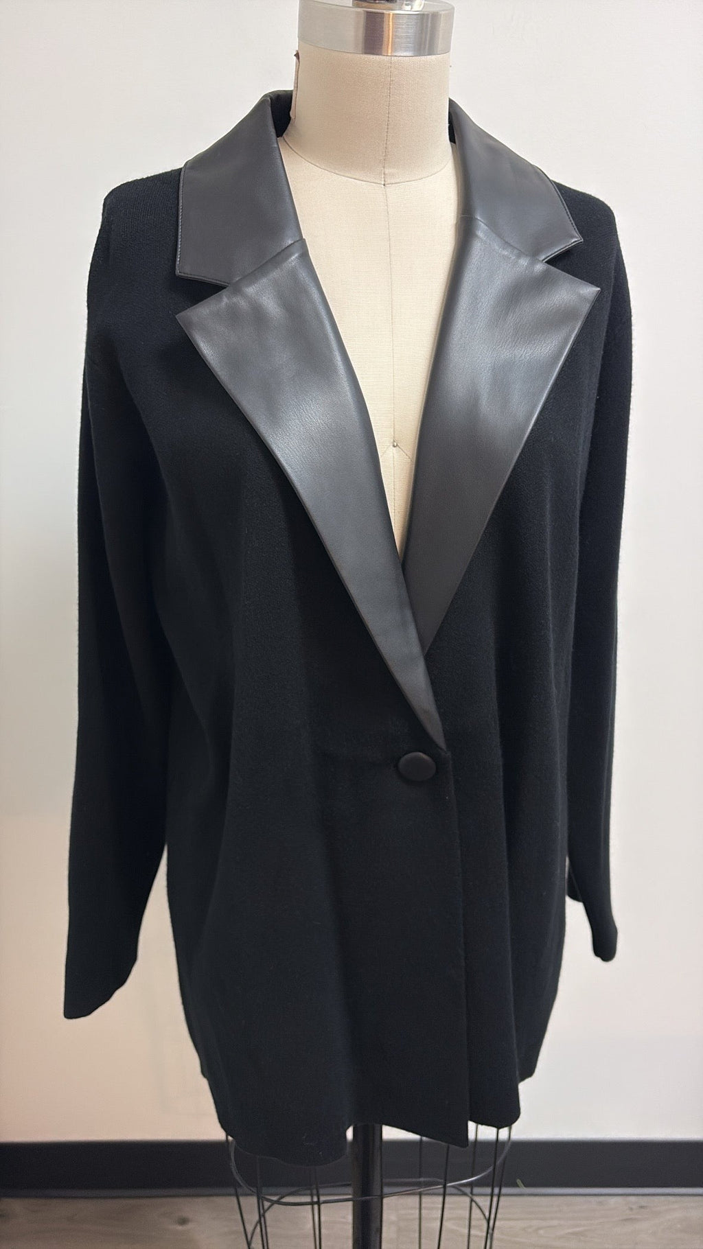 New Sioni Black Blazer Jacket, XL