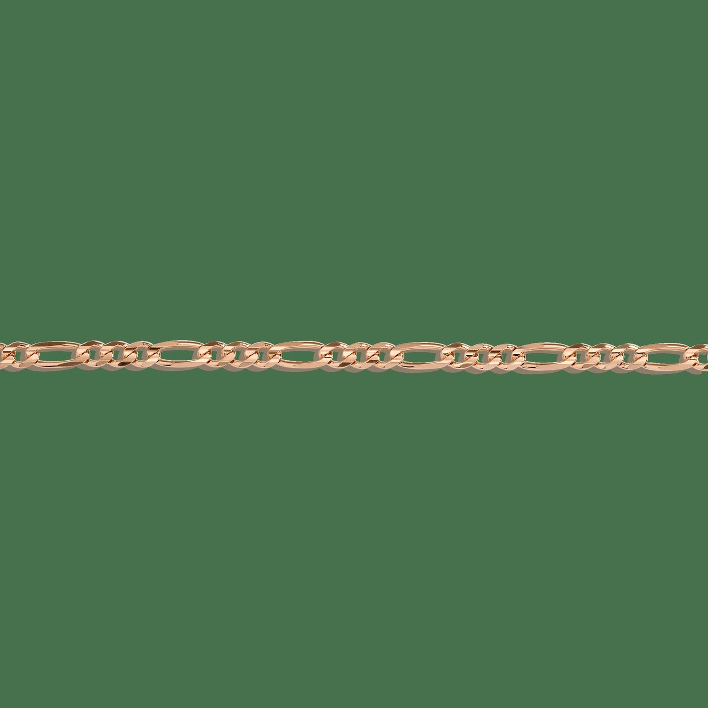 Large Gold Figaro Chain Anklet