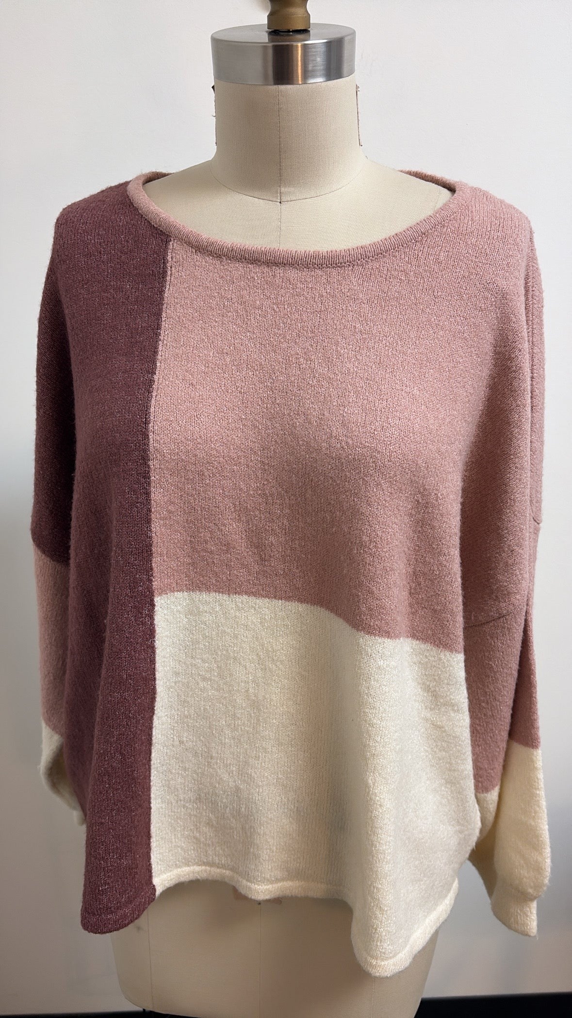 Blu Pepper Pink Sweater, M/L