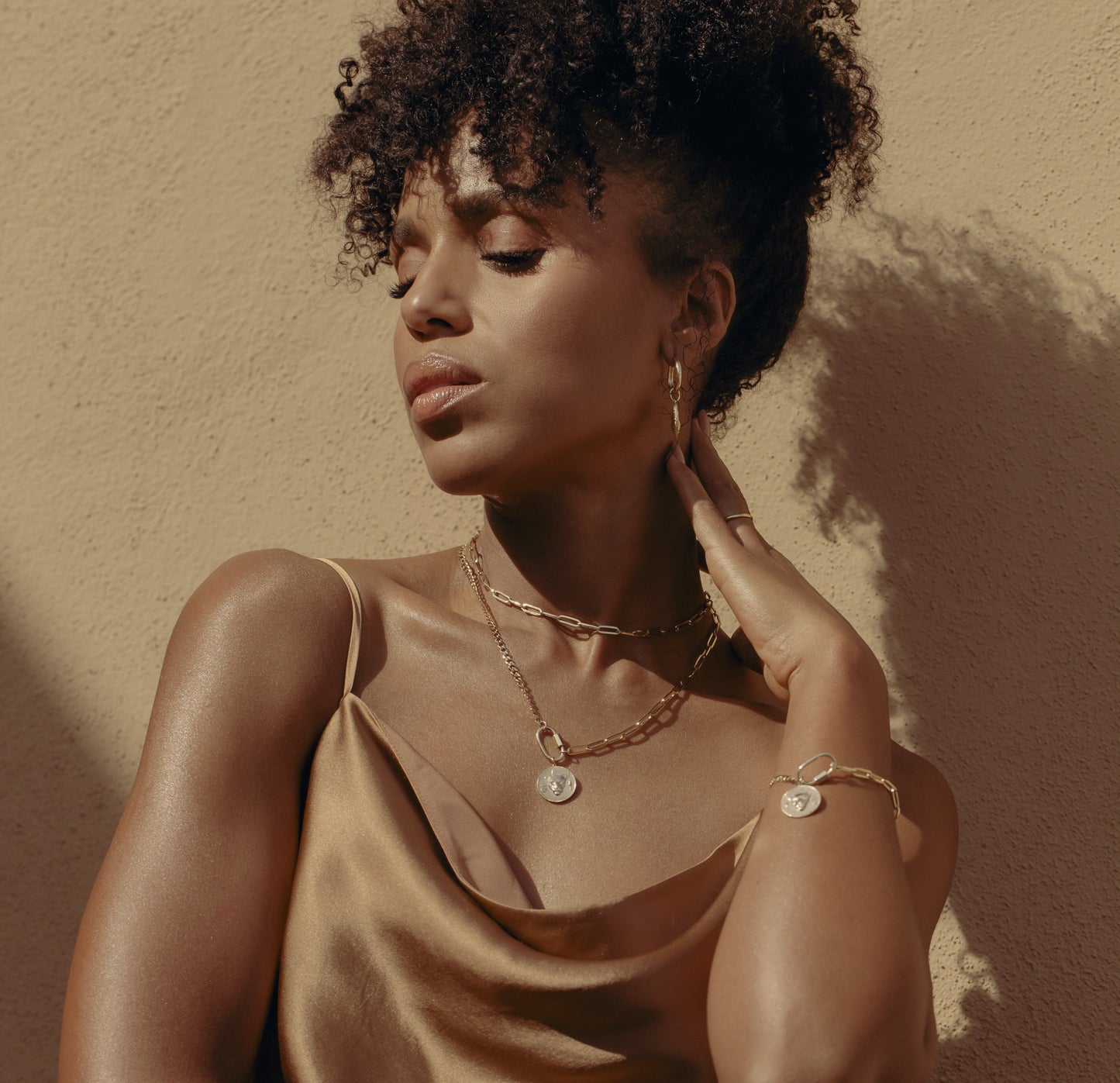 AURATE X KERRY: Lioness Pendant Necklace