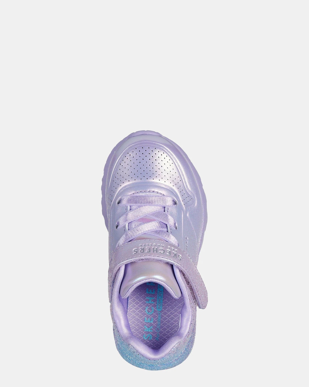 SKECHERS UNO LITE 310394N METALLIC SPARKLE LAVENDER