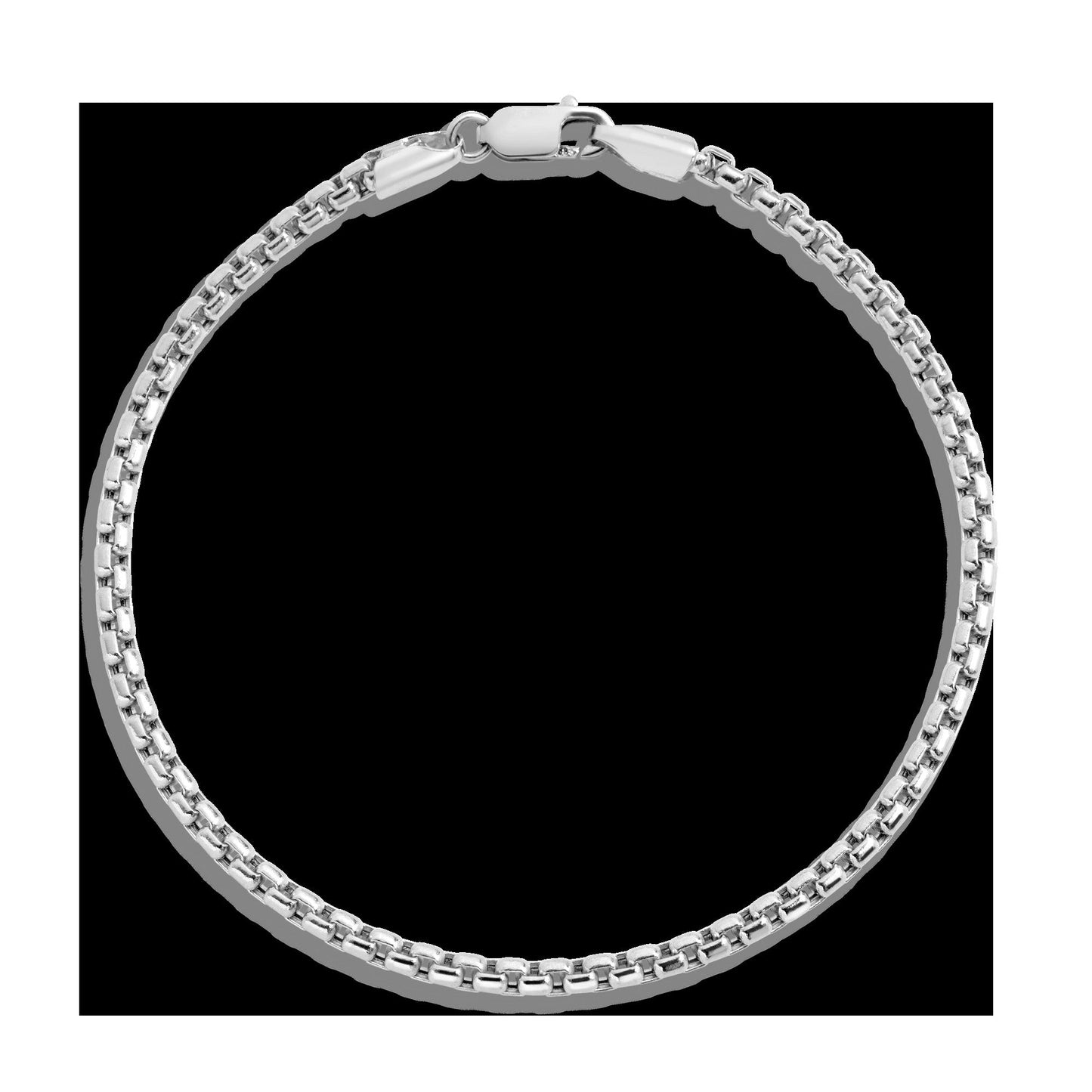 Round Box Chain Bracelet