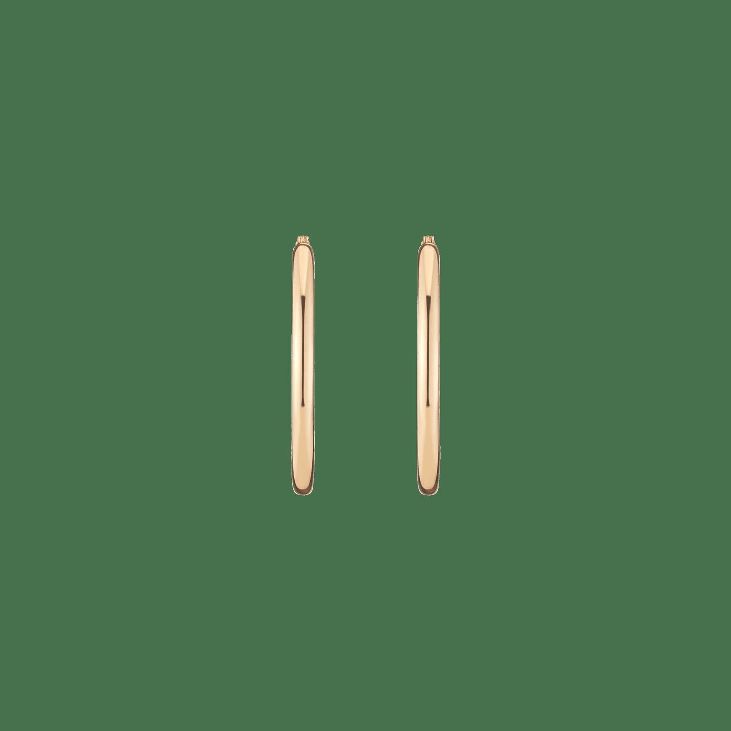 Gold Hoop Earrings - 3mm