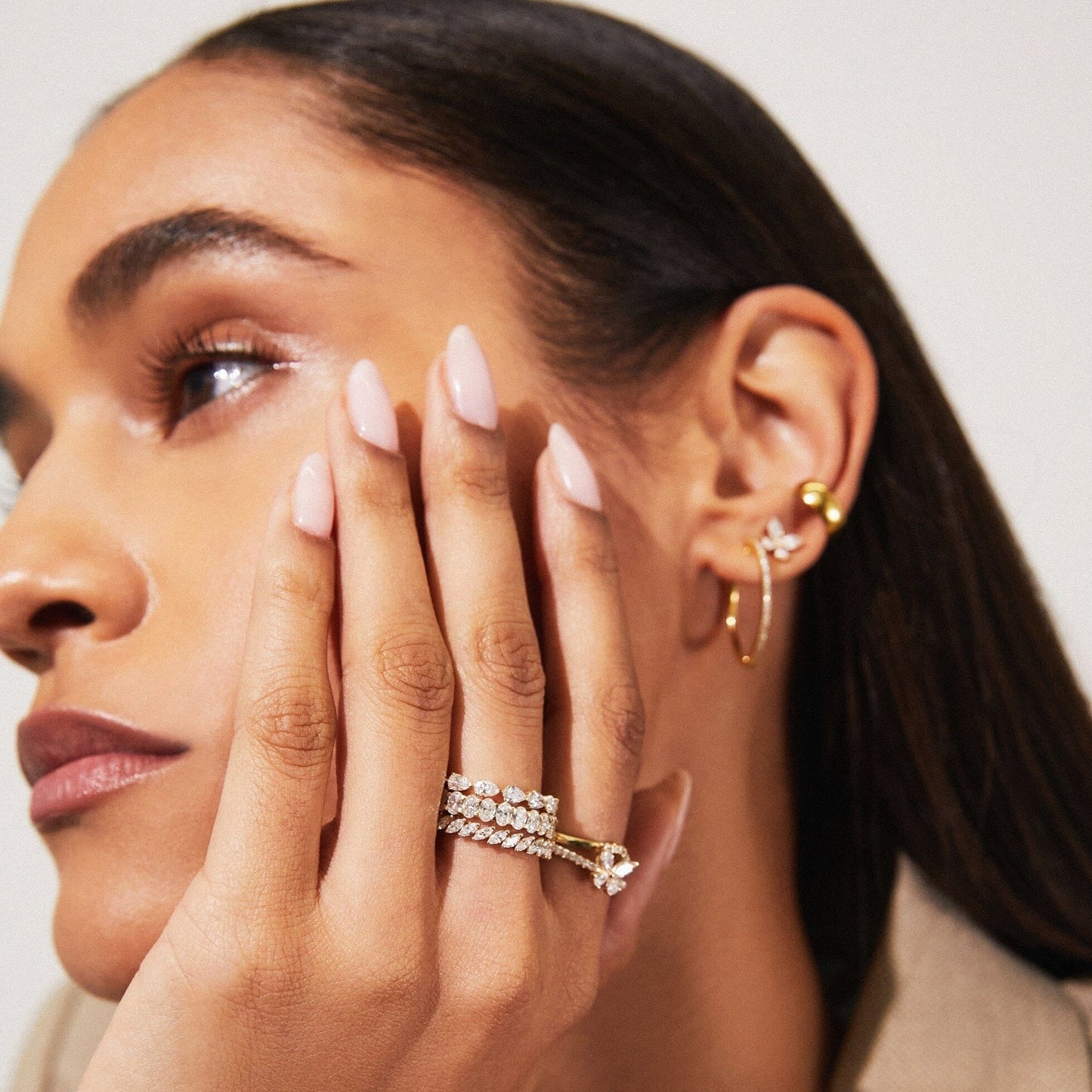 Lab Grown Diamond Butterfly Earrings