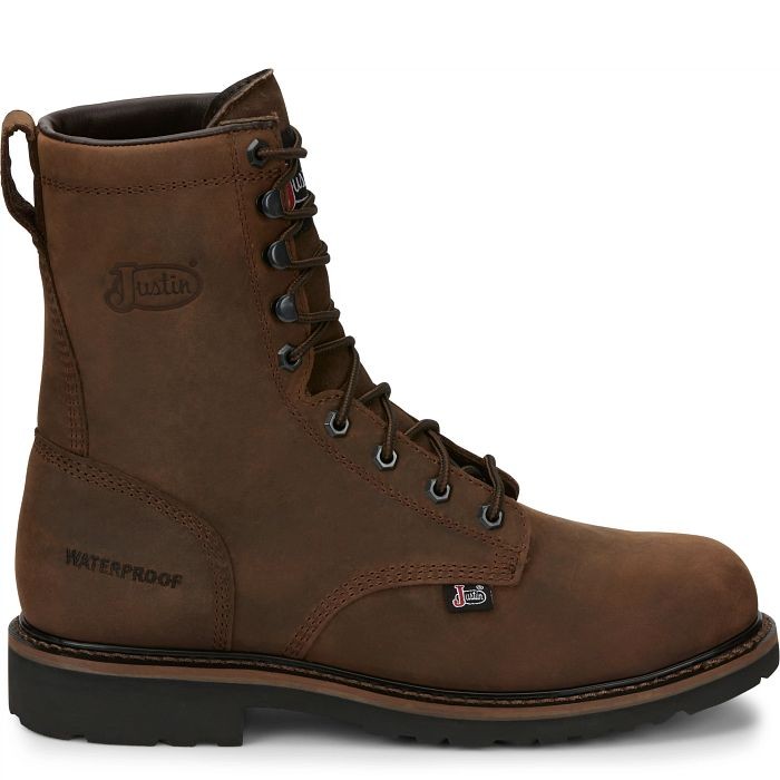 Justin Drywall 8" Waterproof Steel Toe