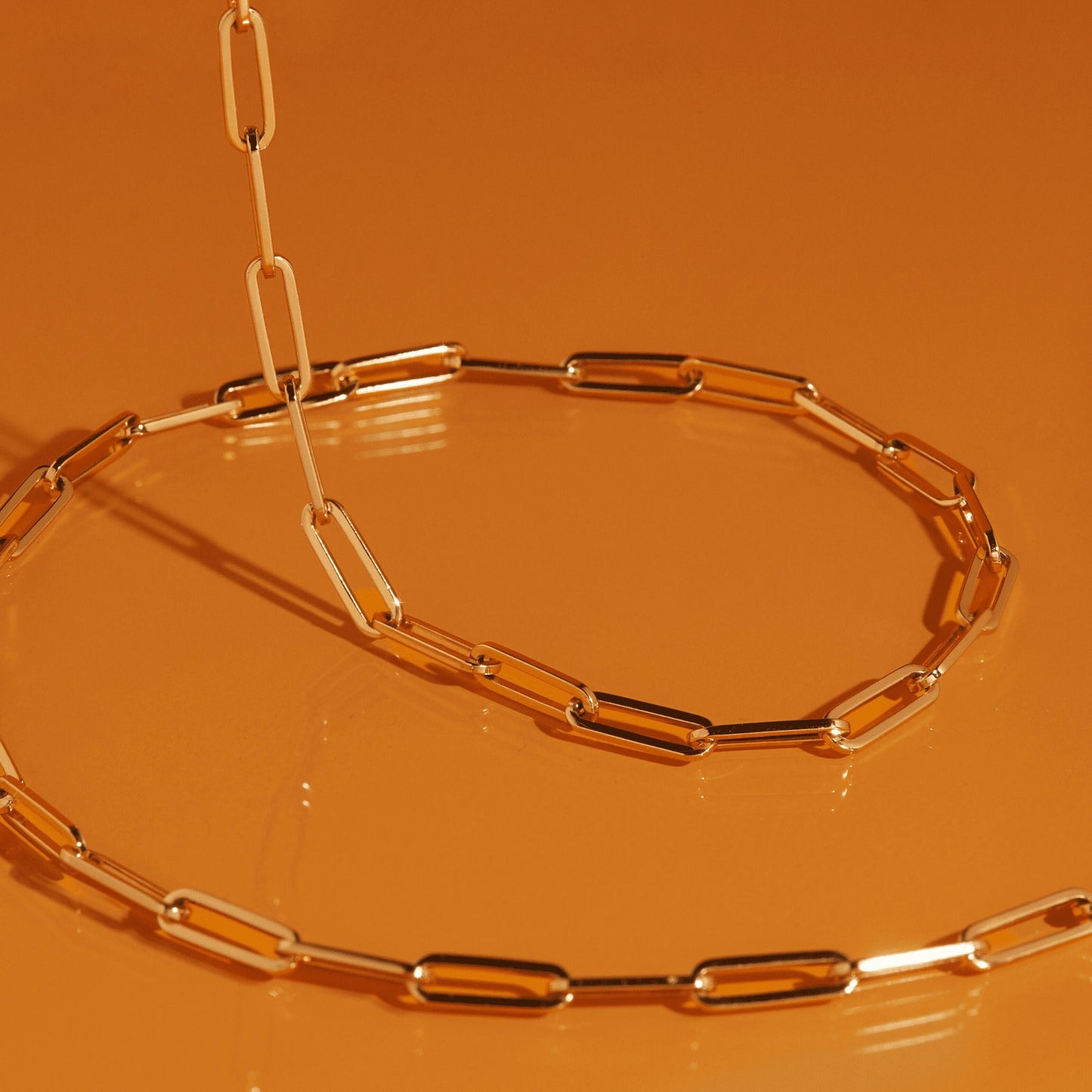 Large Paperclip Chain Necklace