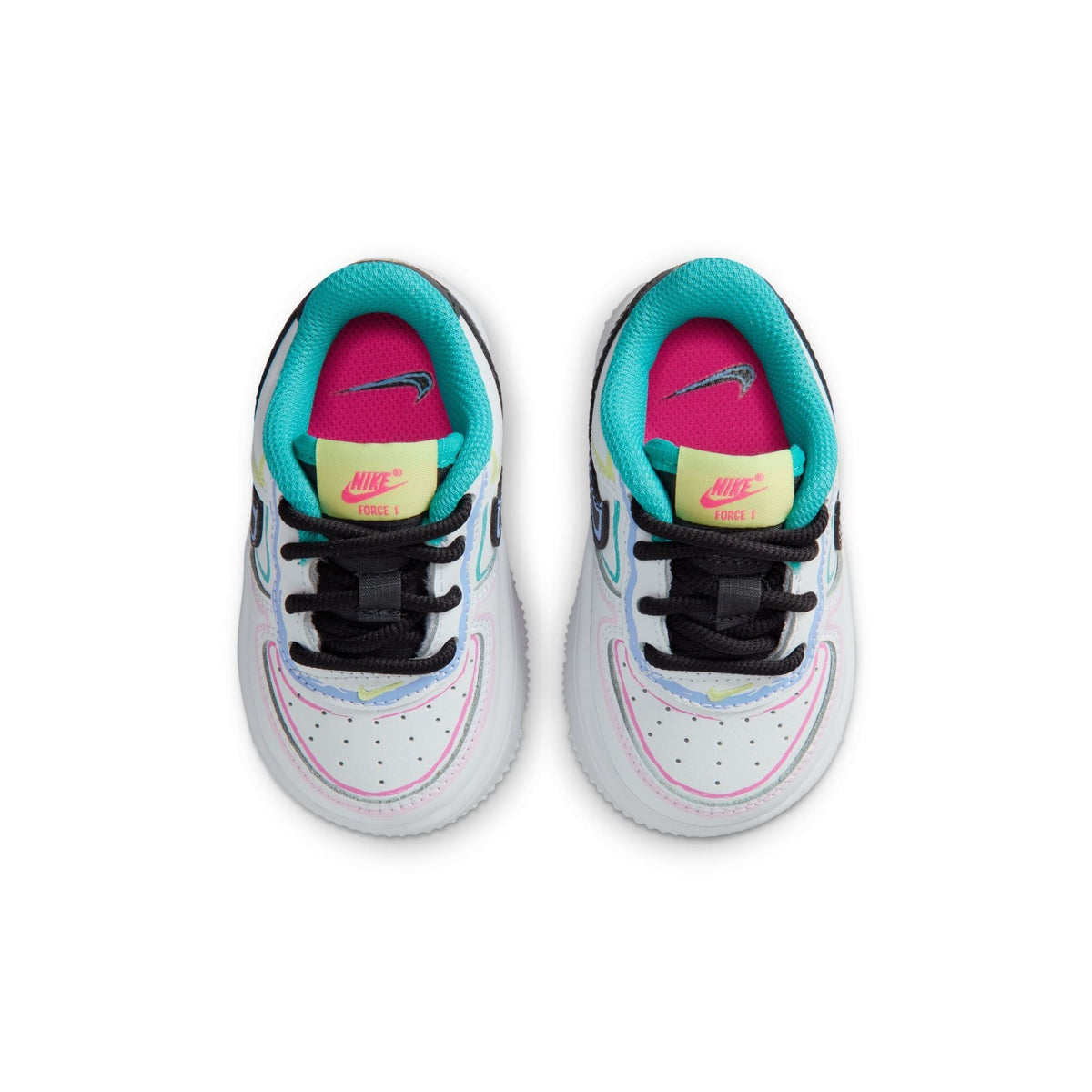 Nike Air Force 1 Low BT Lace (White/Anthracite/Hyper Pink)
