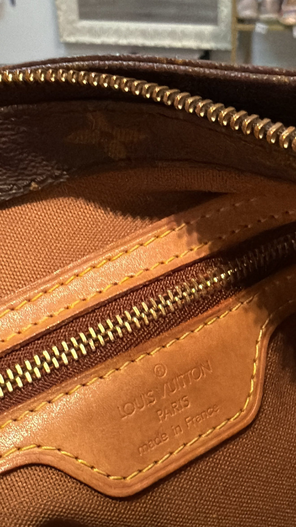 Louis Vuitton Monogram Cabas Piano Shoulder Bag, 12"x9.5"