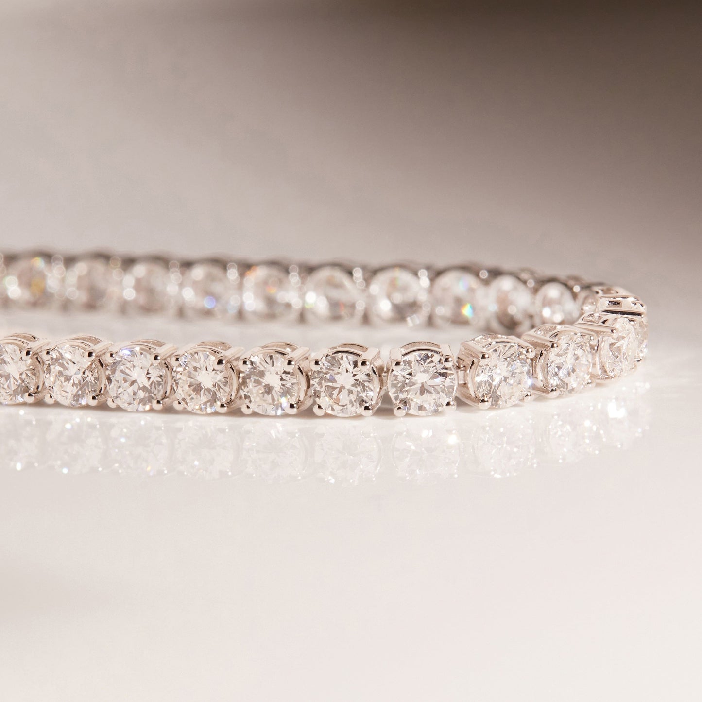 10ct Luxury Lab Grown Diamond Tennis Bracelet