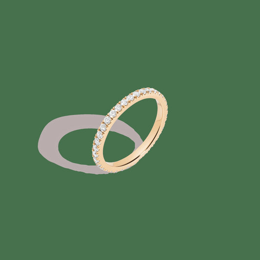 Pavé Lab Grown Diamond Eternity Ring - 0.75ct