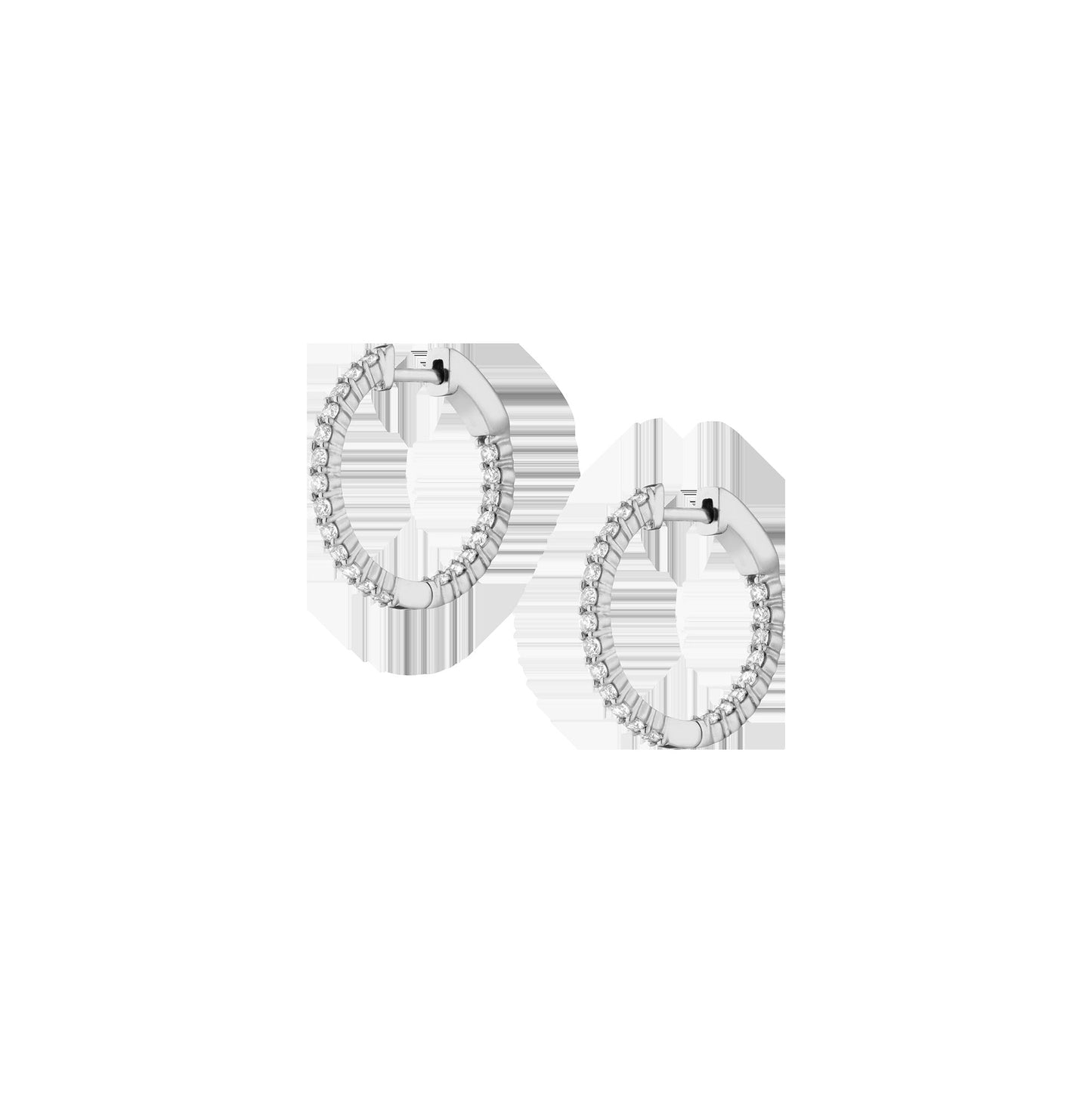 1ct Luxury Lab Grown Diamond Hoops