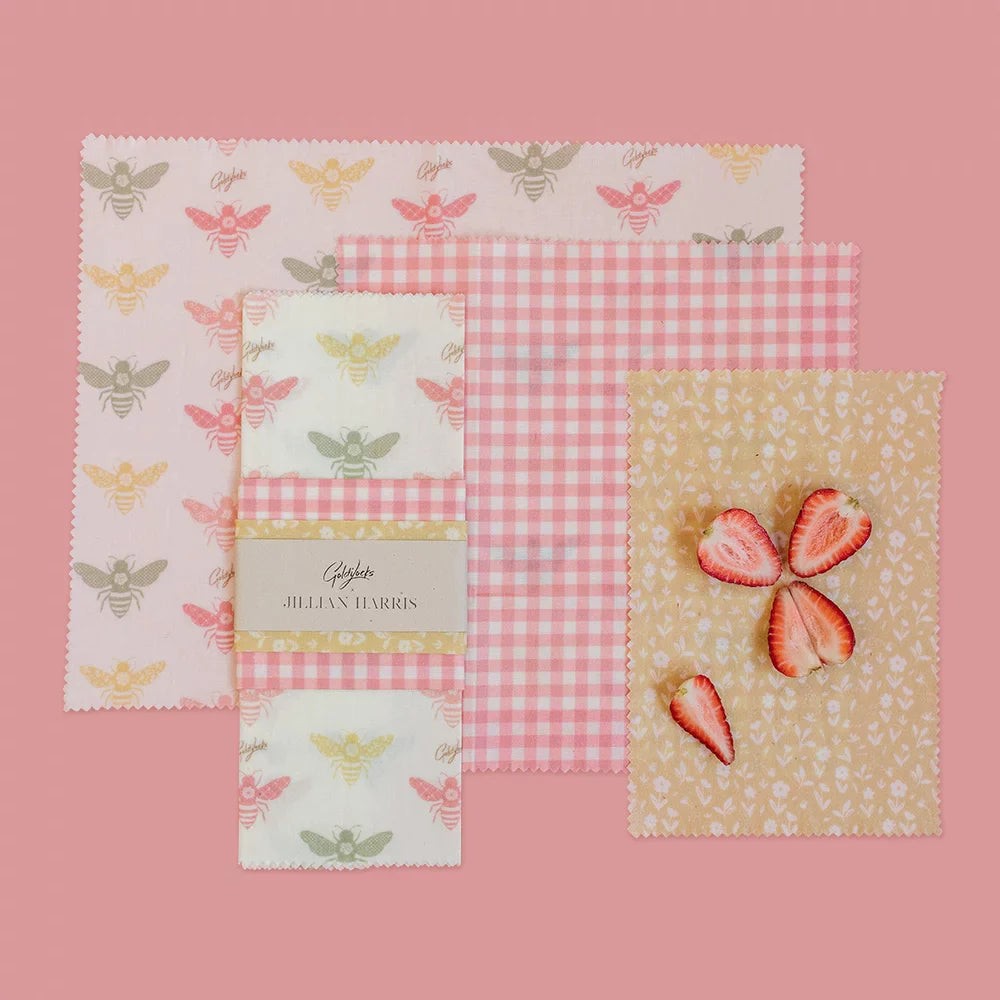 JILLIAN HARRIS X GOLDILOCKS BEESWAX WRAPS - SET OF 3