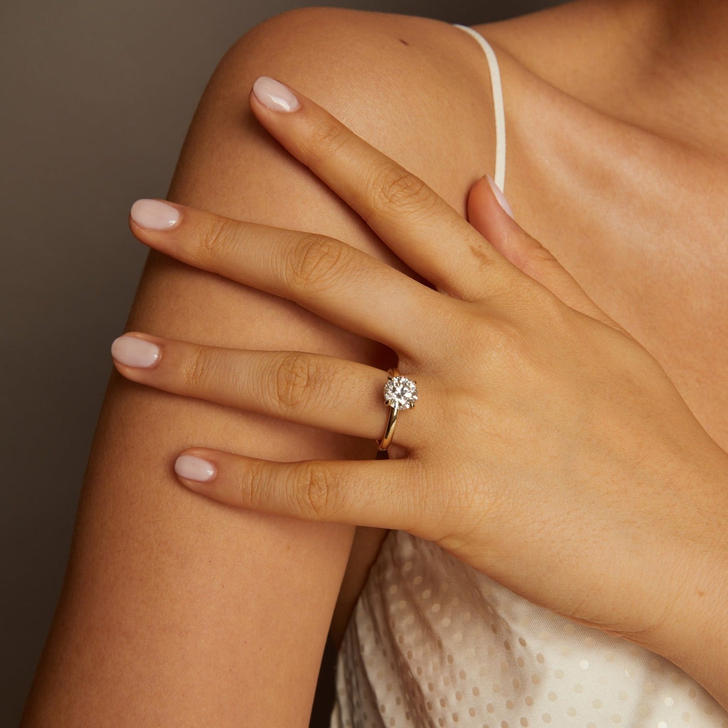 2ct Round Lab Grown Diamond Solitaire Ring