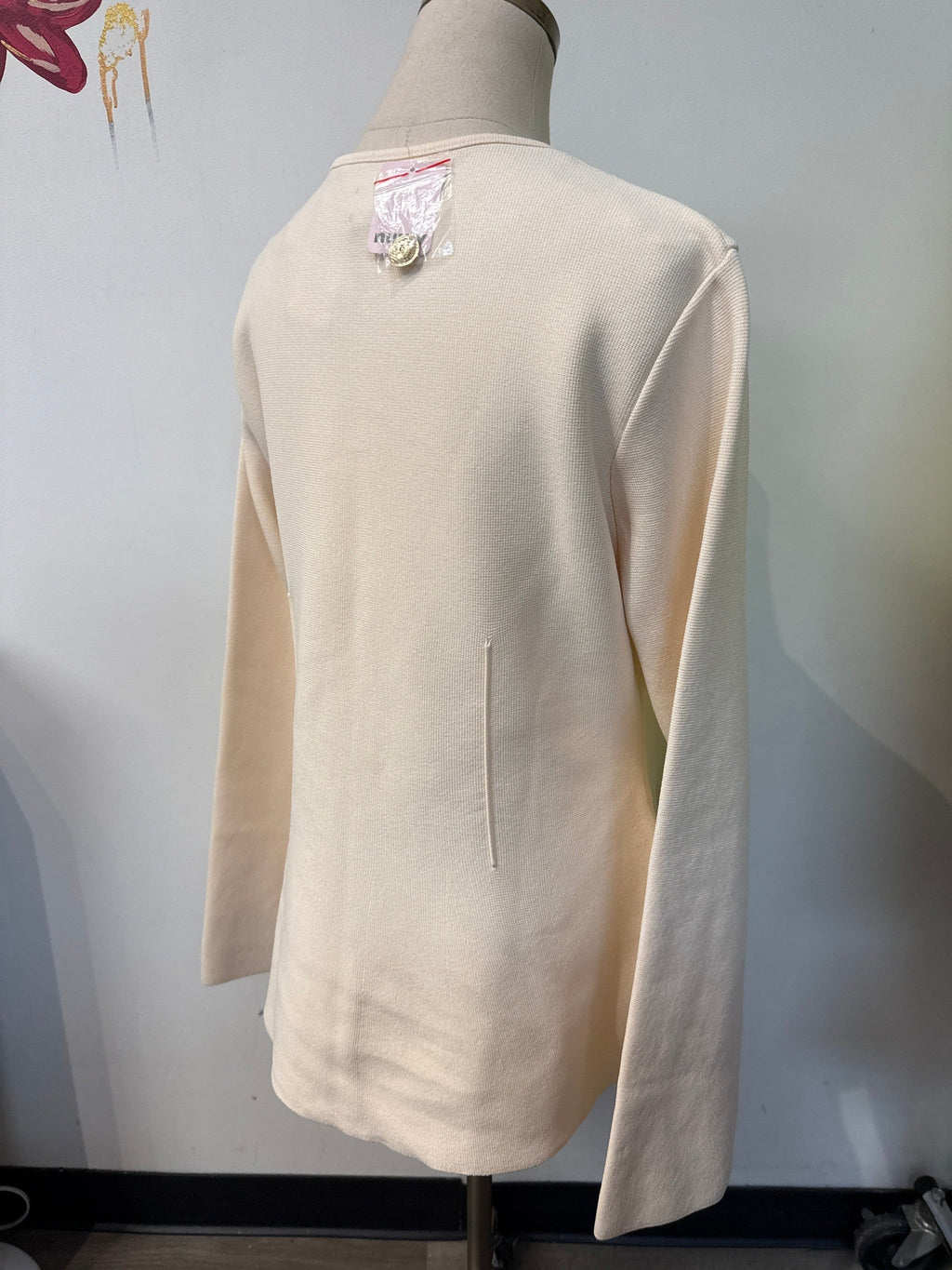 New Maeve White/Cream Anthropologie Jacket, L