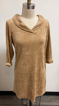 New Aryeh Brown Trinity Ruffle Neck Dress, M