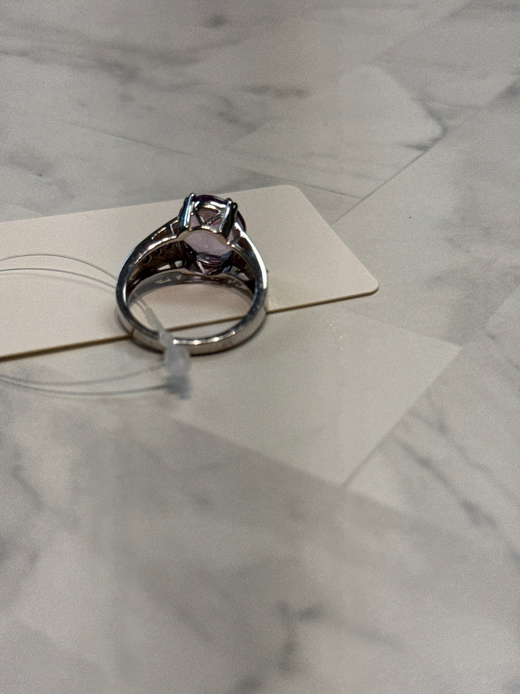 Sterling Silver Amethyst Ring, 11