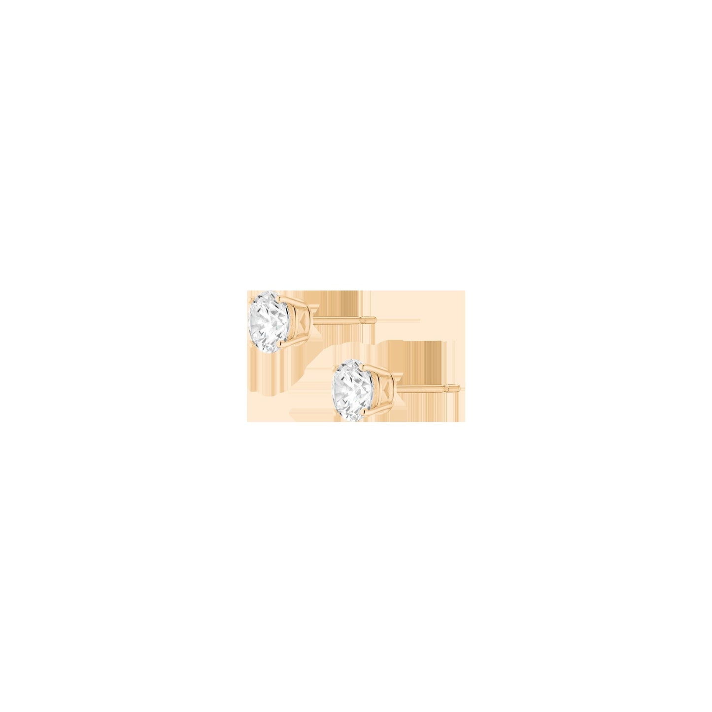 Luxury Round Lab Grown Diamond Studs