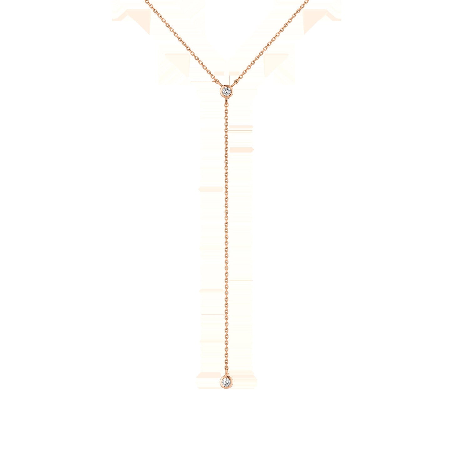 Lab Grown Diamond Bezel Lariat