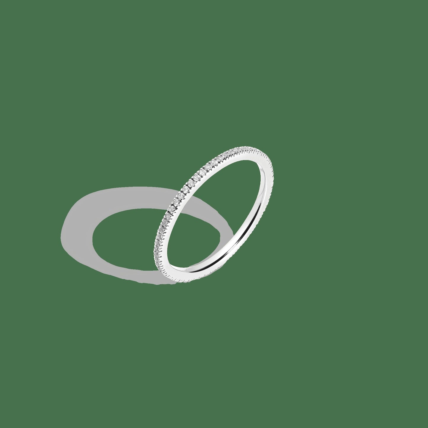 Pavé Lab Grown Diamond Eternity Ring