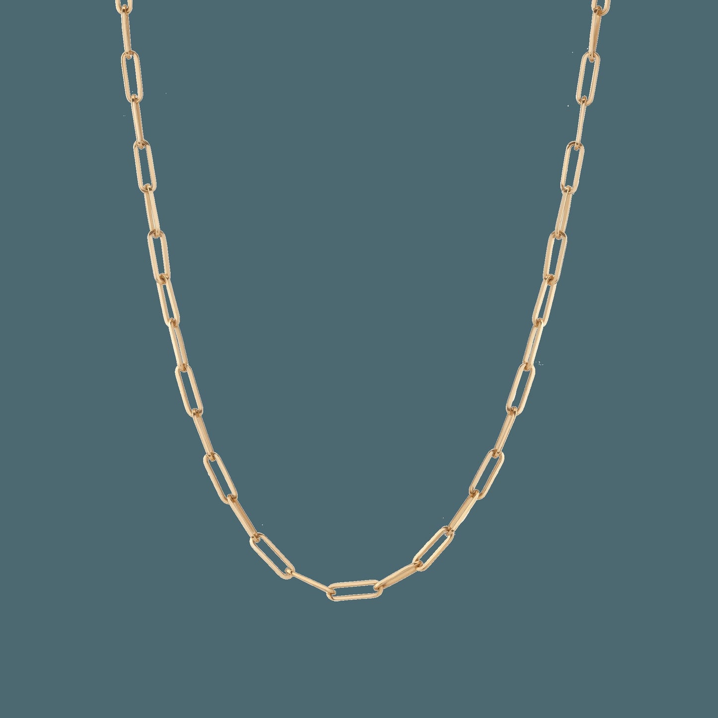 Large Paperclip Chain Necklace